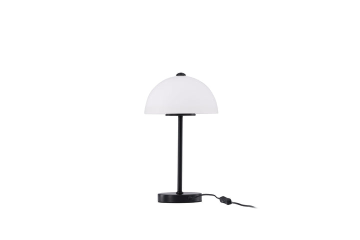 Venture Home Ferrand Table Lamp - Black / White glass