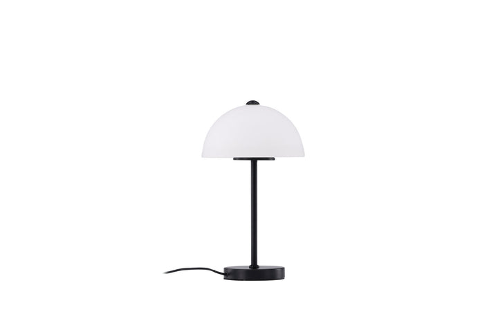 Venture Home Ferrand Table Lamp - Black / White glass