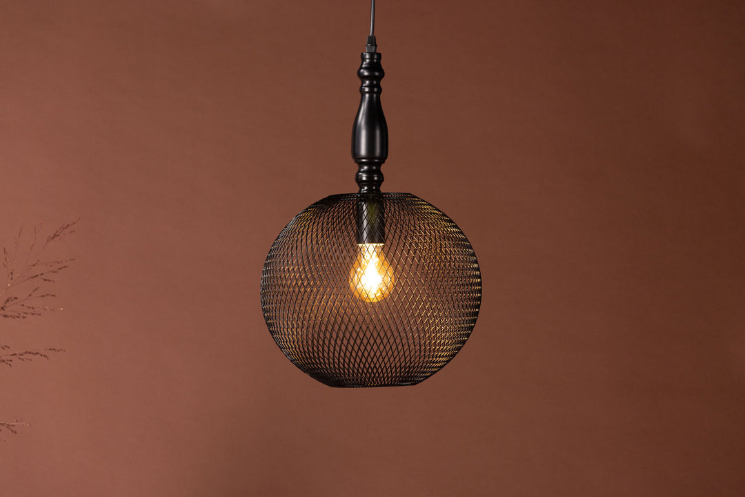 Venture Home Valence Pendant Lamp - Black / Black