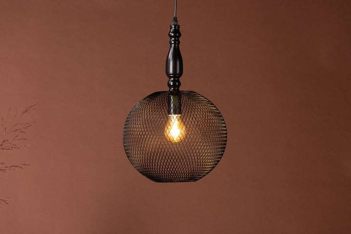 Venture Home Valence Pendant Lamp - Black / Black