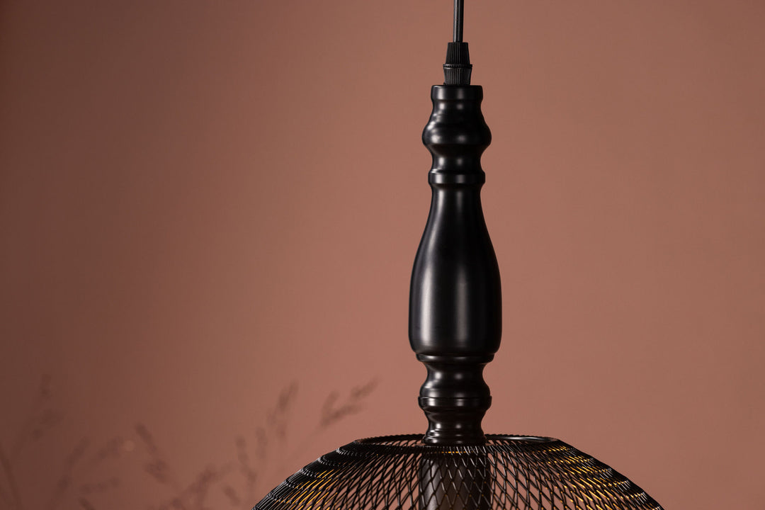 Venture Home Valence Pendant Lamp - Black / Black