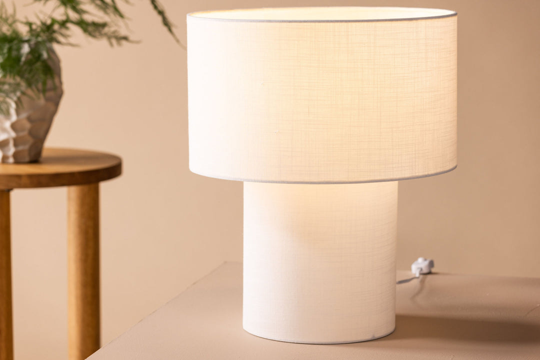 Venture Home Globia Table Lamp - White