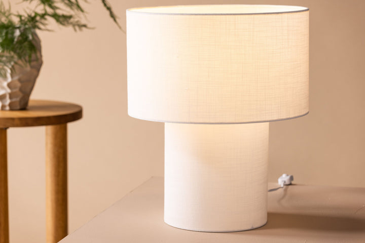 Venture Home Globia Table Lamp - White