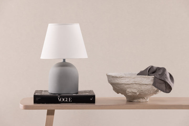 Vind Styrsö Table Lamp - Concrete / Linen