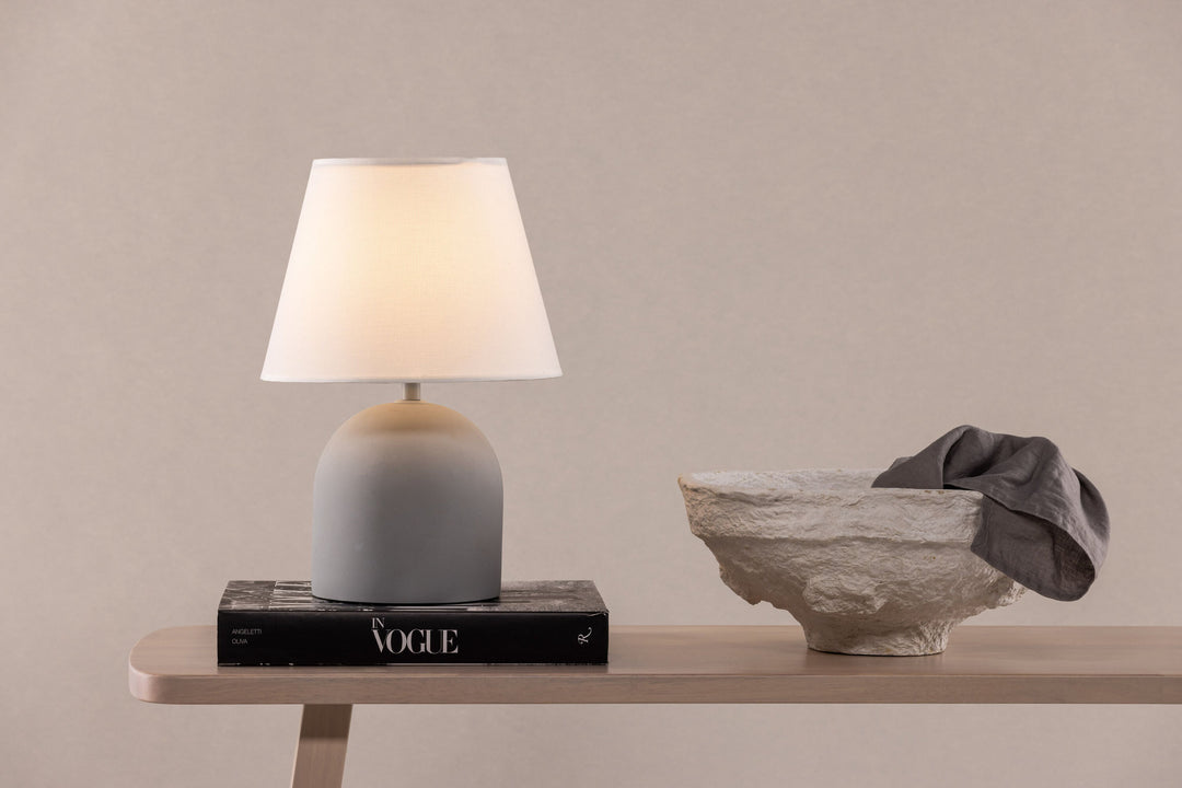 Vind Styrsö Table Lamp - Concrete / Linen