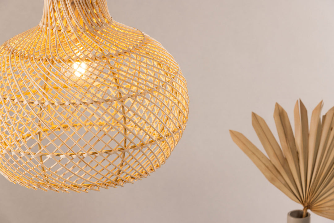 Vind Varekil - Big Pendant Lamp - Nature / Nature Rattan