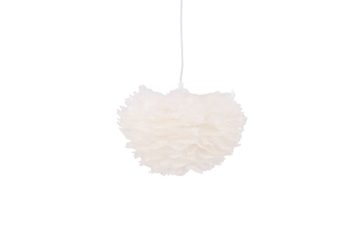 Venture Home Nicola - Small Pendant Lamp - White / White artificial feather