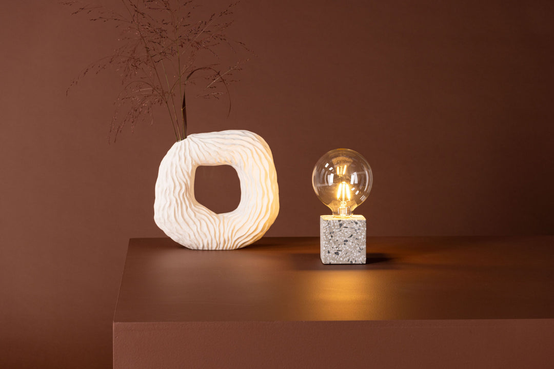 Venture Home Rilche Table Lamp - White / Clear Glass