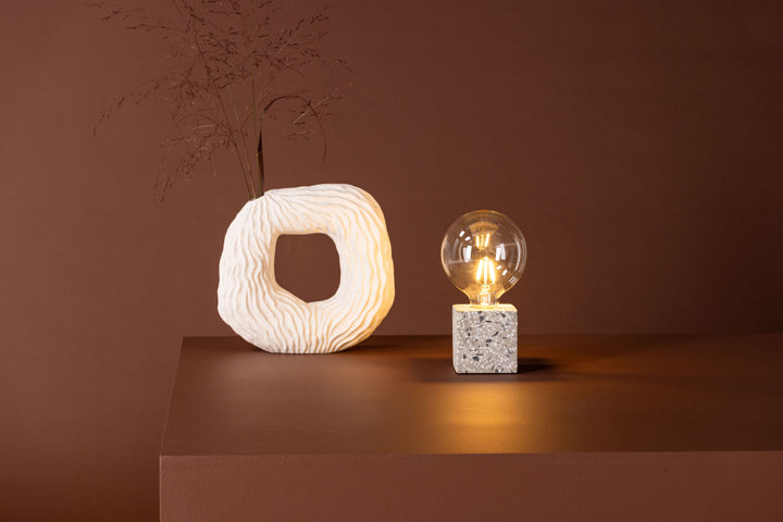 Venture Home Rilche Table Lamp - White / Clear Glass