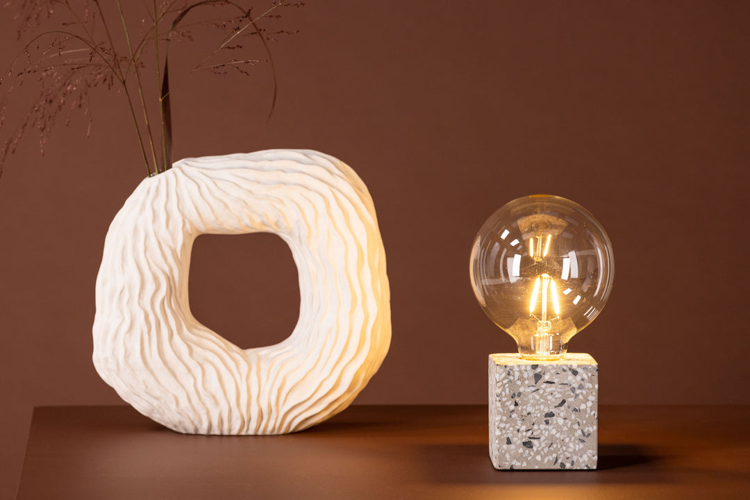 Venture Home Rilche Table Lamp - White / Clear Glass