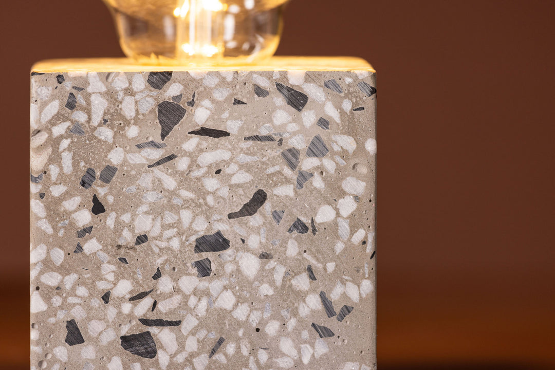 Venture Home Rilche Table Lamp - White / Clear Glass