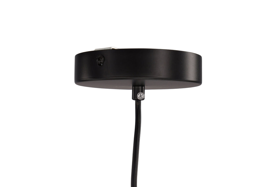 Venture Home Narbonne - Wide Pendant Lamp - Black / Black