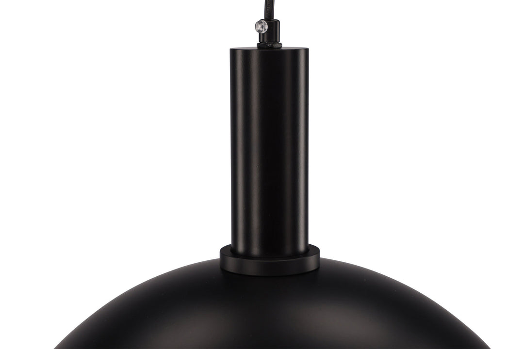 Venture Home Narbonne - Wide Pendant Lamp - Black / Black