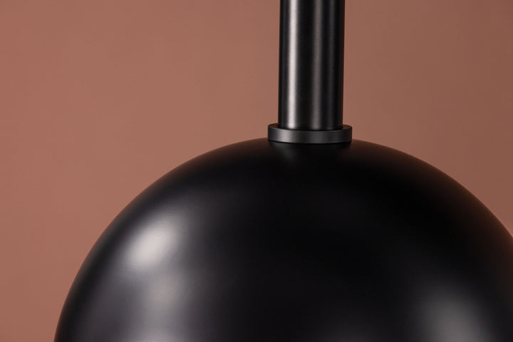 Venture Home Narbonne - Wide Pendant Lamp - Black / Black