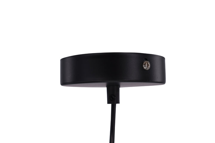 Venture Home Nicola - X-Large Pendant Lamp - Black / Grey artificial feather