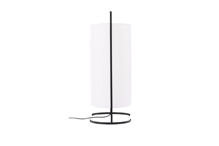 Venture Home Rennes - Large Floor Lamp - Black / White fabric