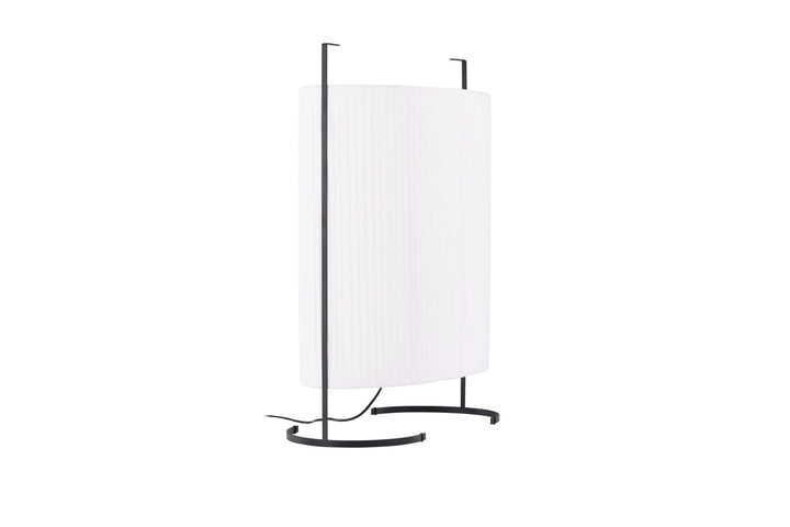 Venture Home Rennes - Large Floor Lamp - Black / White fabric