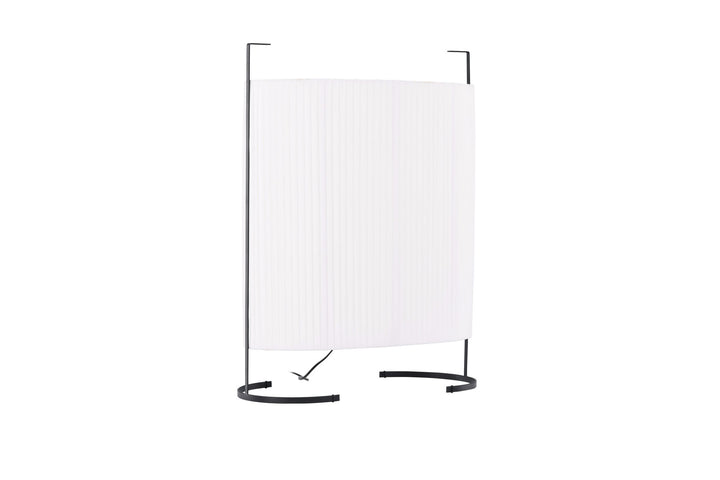Venture Home Rennes - Large Floor Lamp - Black / White fabric