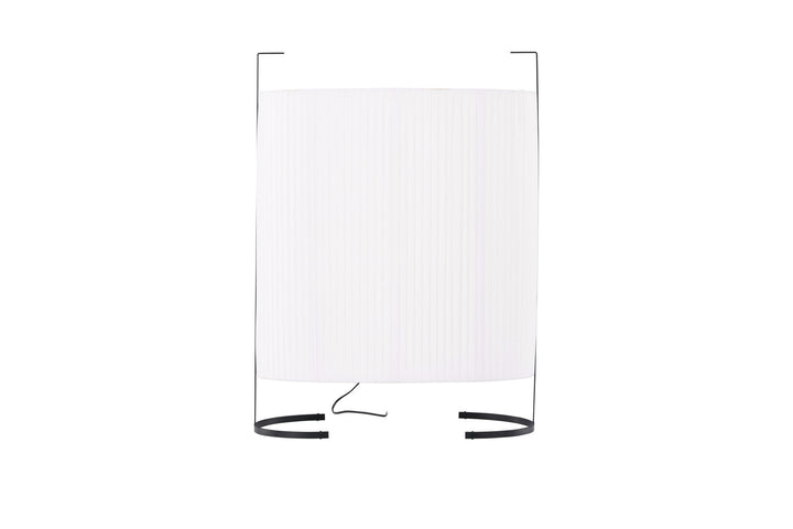 Venture Home Rennes - Large Floor Lamp - Black / White fabric
