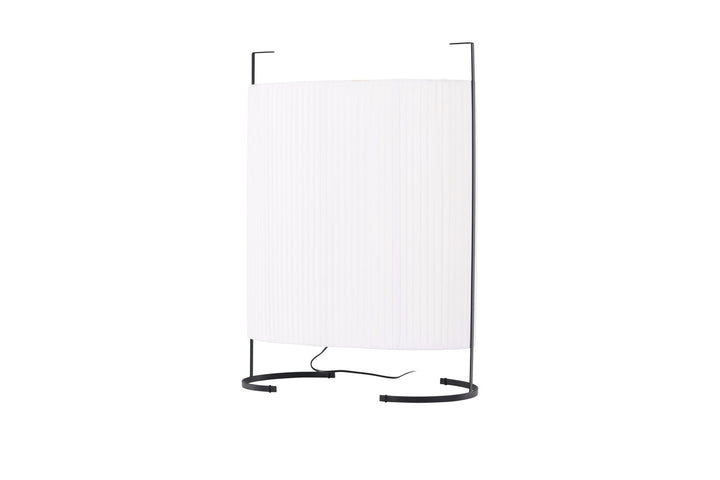 Venture Home Rennes - Large Floor Lamp - Black / White fabric