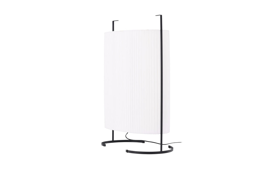 Venture Home Rennes - Large Floor Lamp - Black / White fabric