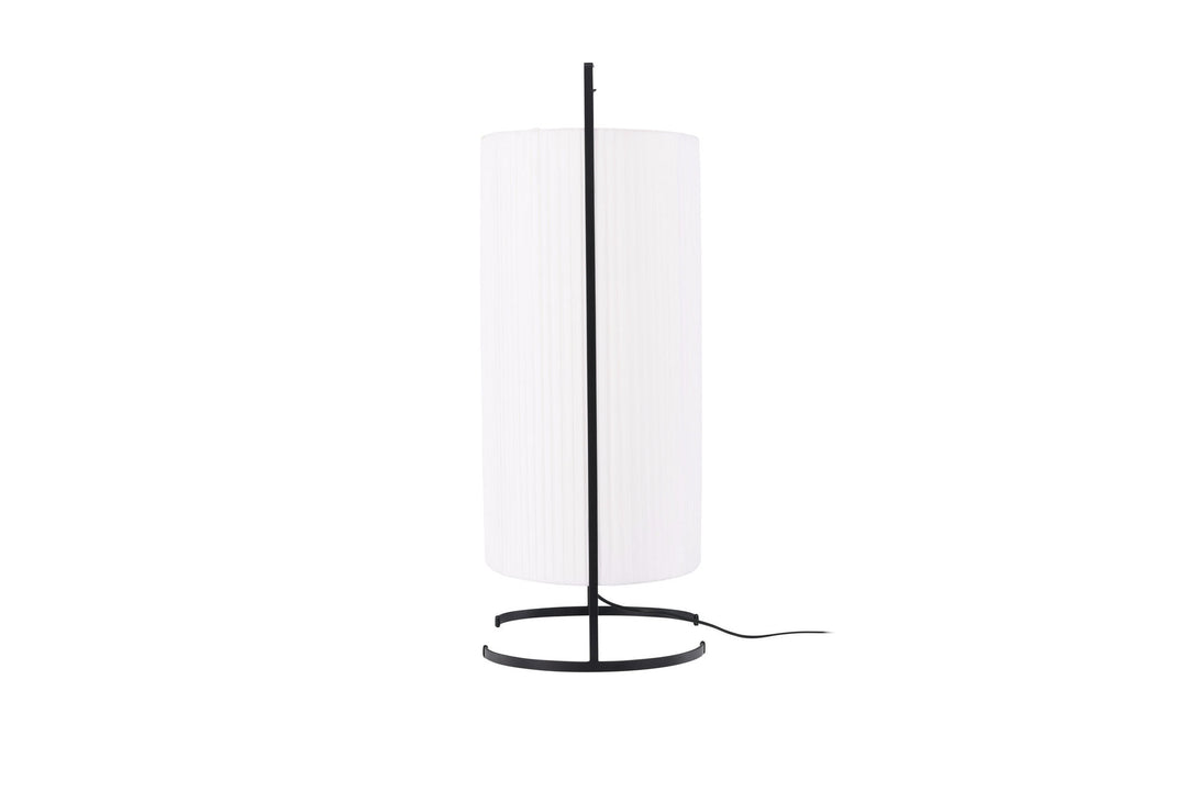 Venture Home Rennes - Large Floor Lamp - Black / White fabric