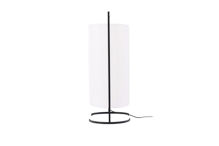 Venture Home Rennes - Large Floor Lamp - Black / White fabric