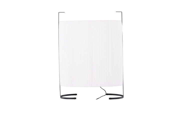 Venture Home Rennes - Large Floor Lamp - Black / White fabric