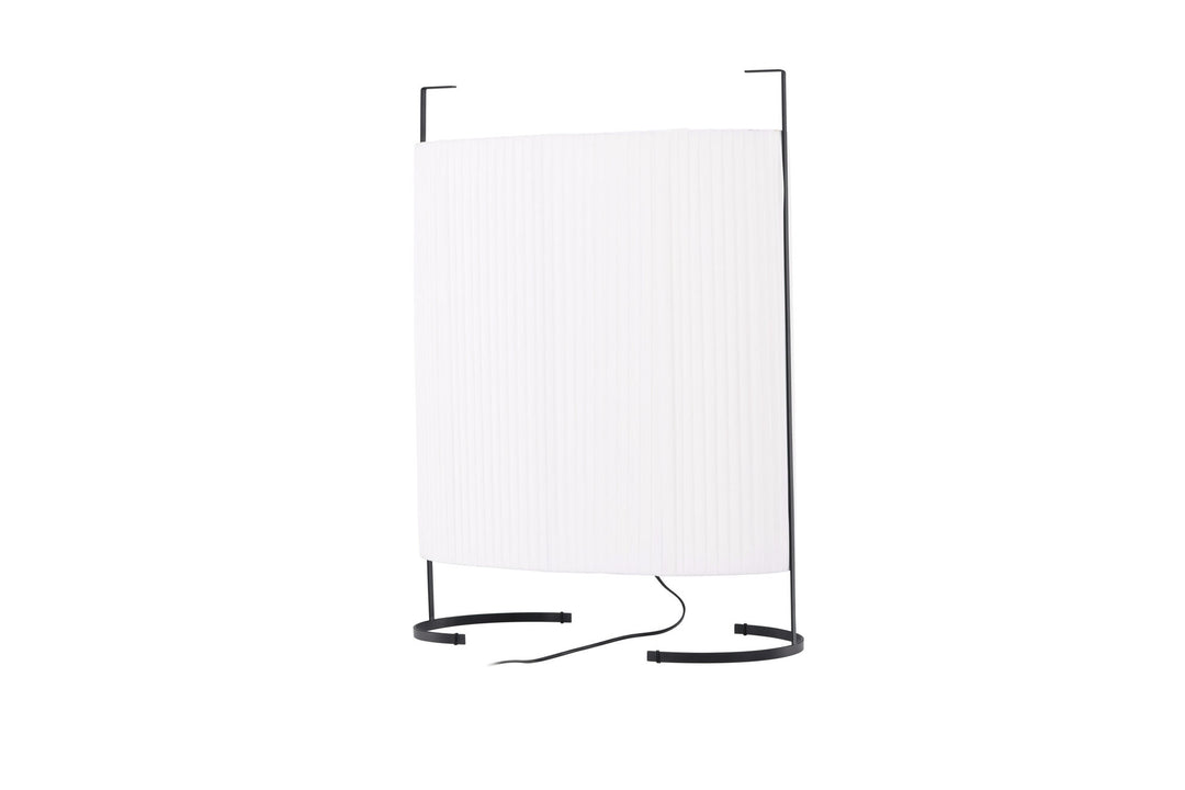 Venture Home Rennes - Large Floor Lamp - Black / White fabric