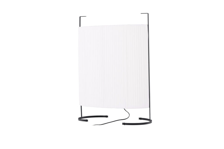 Venture Home Rennes - Large Floor Lamp - Black / White fabric