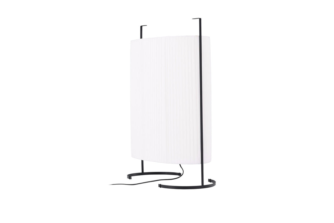 Venture Home Rennes - Large Floor Lamp - Black / White fabric