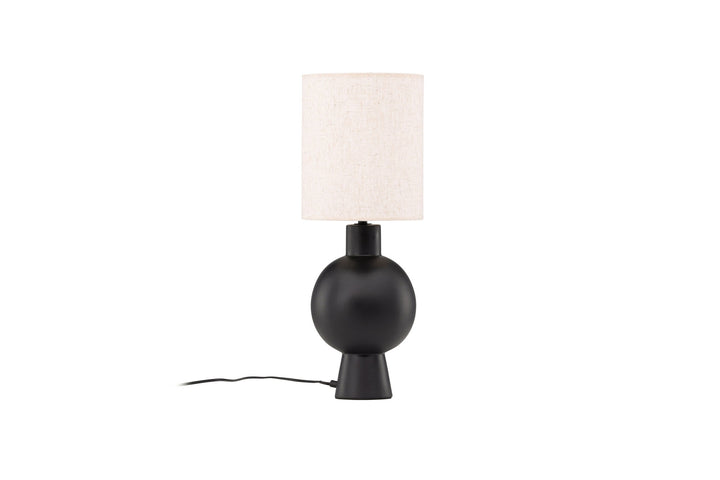 Vind Mysterna Table Lamp - Black / Fabric Beige