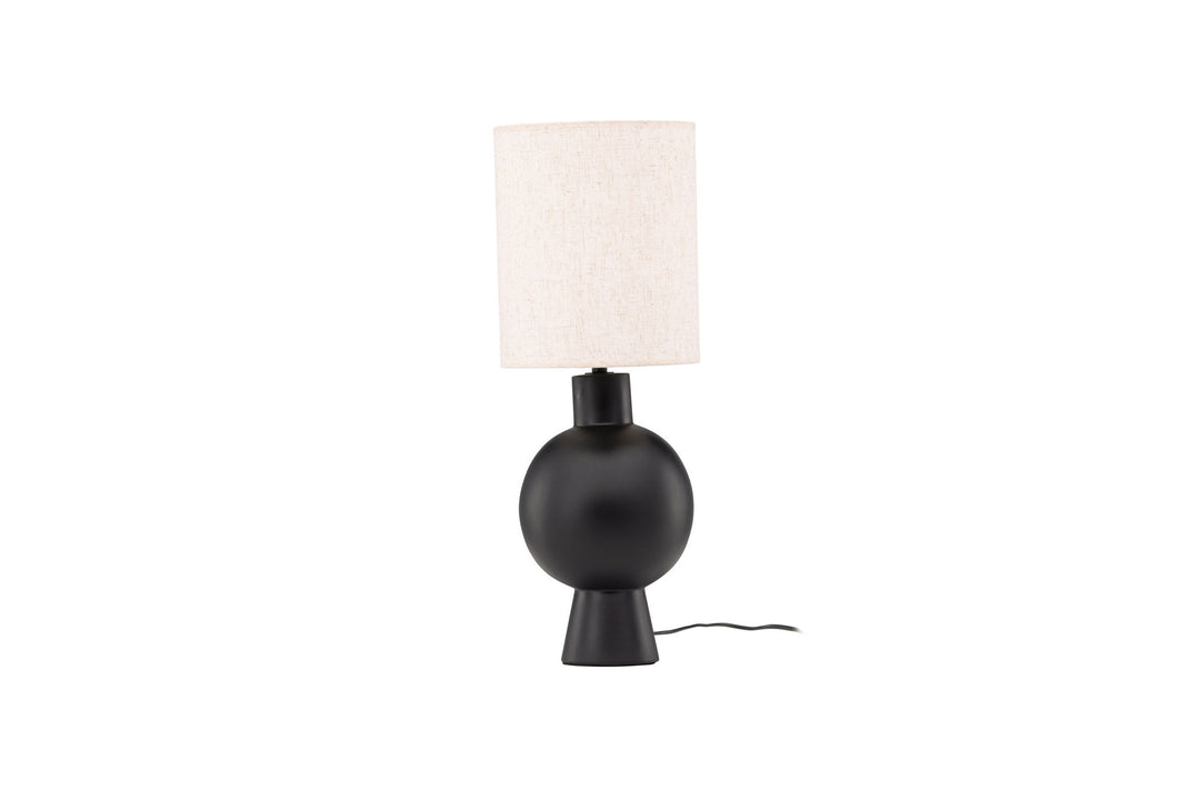 Vind Mysterna Table Lamp - Black / Fabric Beige