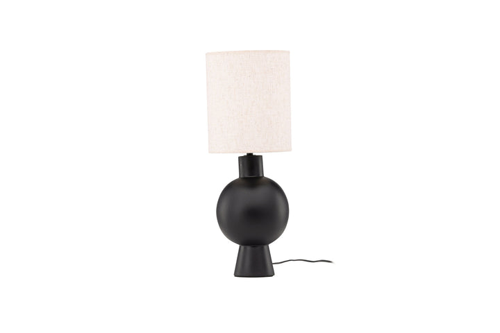 Vind Mysterna Table Lamp - Black / Fabric Beige