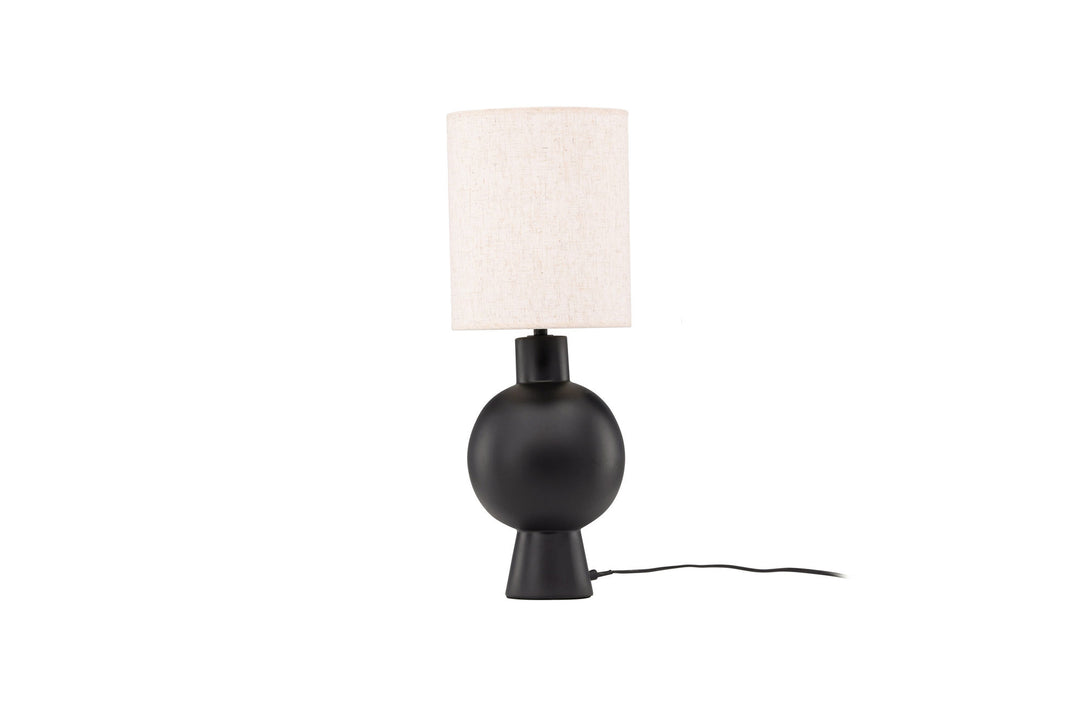 Vind Mysterna Table Lamp - Black / Fabric Beige