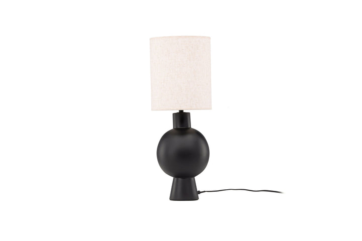 Vind Mysterna Table Lamp - Black / Fabric Beige