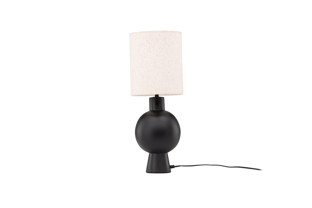 Vind Mysterna Table Lamp - Black / Fabric Beige