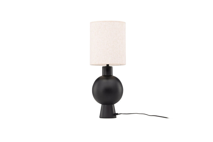 Vind Mysterna Table Lamp - Black / Fabric Beige