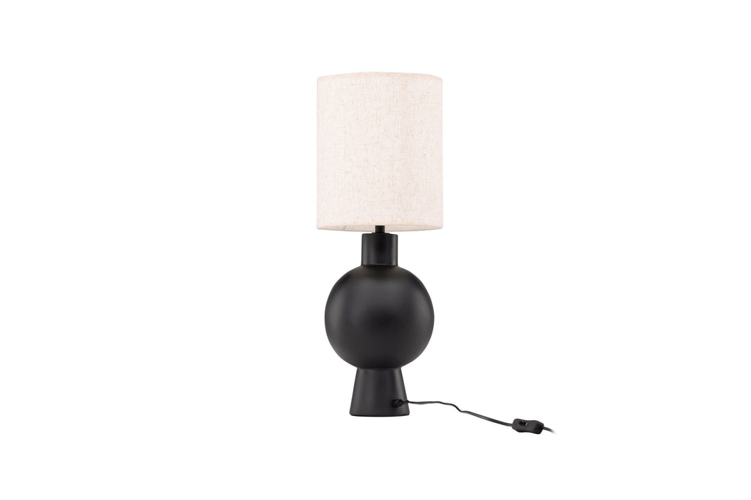 Vind Mysterna Table Lamp - Black / Fabric Beige