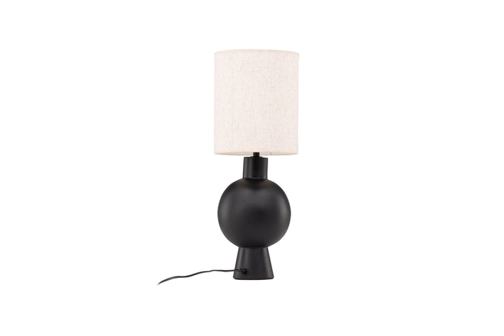 Vind Mysterna Table Lamp - Black / Fabric Beige