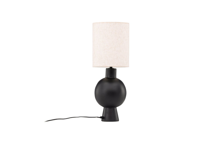 Vind Mysterna Table Lamp - Black / Fabric Beige