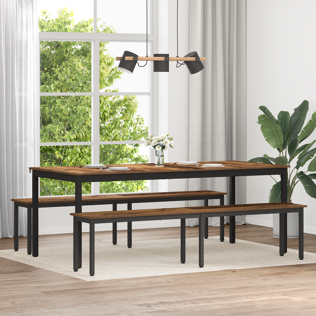 bænk Gammelt træ 200 x 35 x 45 cm Konstrueret træ