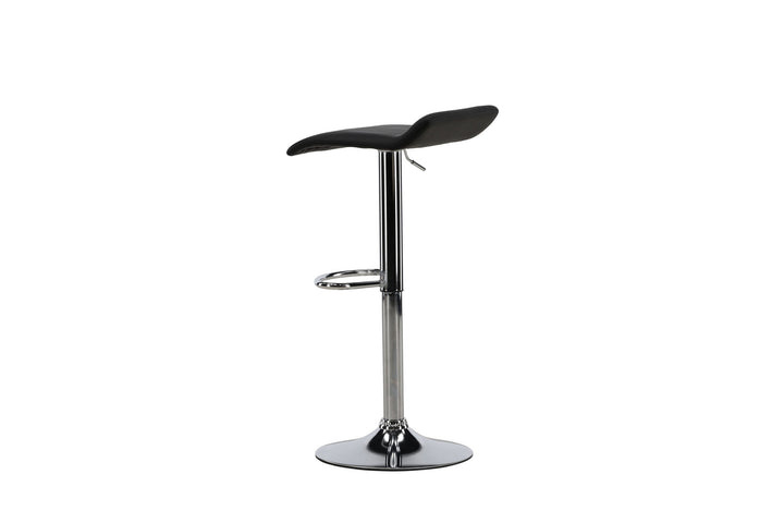 Venture Home Jonna Bar Chair 2-pack - Chromed Steel / Black Fabric