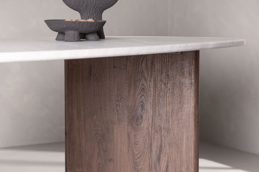 Venture Home Grönvik Dining Table 180*75 - Mocca / Light Grey Concretelook MDF