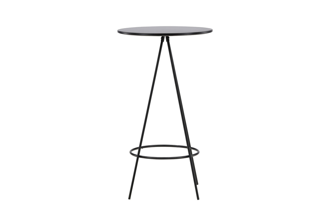 Venture Home Bistro Bar Table φ60 - Black / MDF with veneer