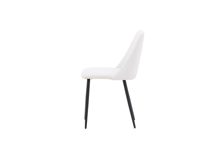 Venture Home Night Dining Chair 2-pack - Black / White PU