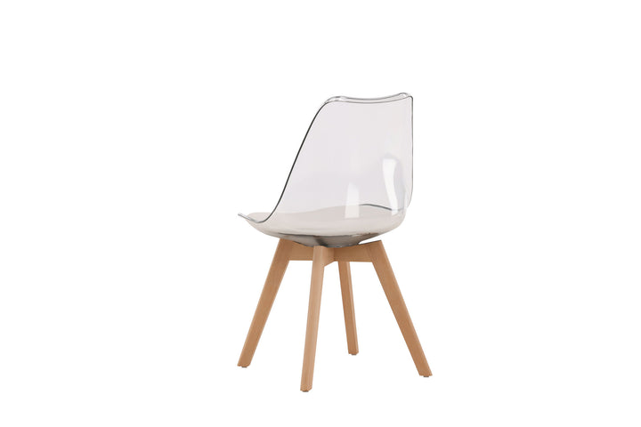 Venture Home Edvin Dining Chair 2-pack - Nature / PET (seat cushion white) PET surface,seat with usual sponge