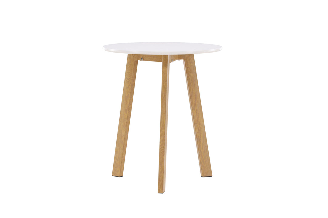 Venture Home Leonora Dining Table φ65 - Oaklook / White MDF