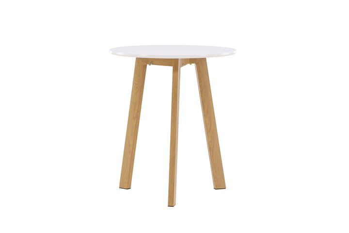 Venture Home Leonora Dining Table φ65 - Oaklook / White MDF