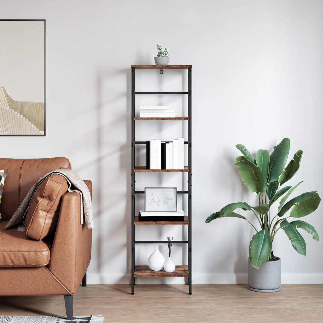 Bogreol Røget eg 40 x 29,5 x 149 cm Konstrueret træ